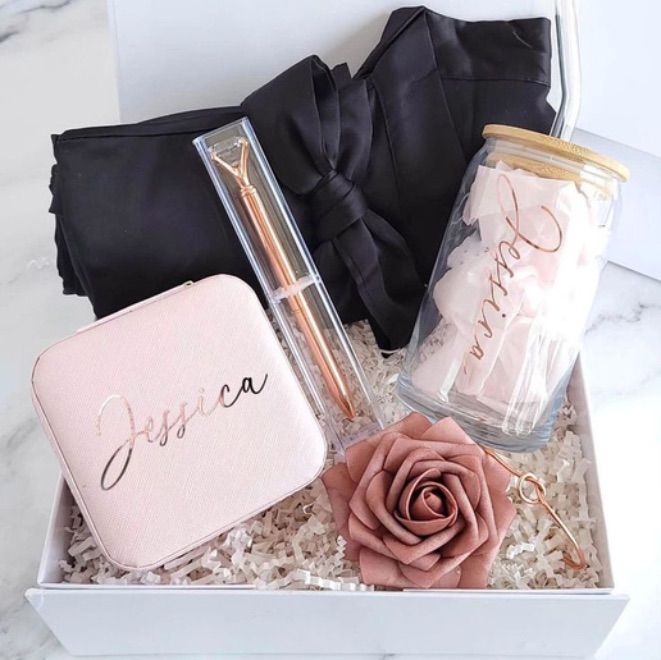 Coffret Cadeau Femme Chic Rose & Noir